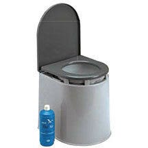 Toilette Portatile Da Campeggio Per Adulti  Con Copertura Tenda Agente Di Indurimento Borsa Per Pulizia Borsa Per Trasporto Grigio 94884738