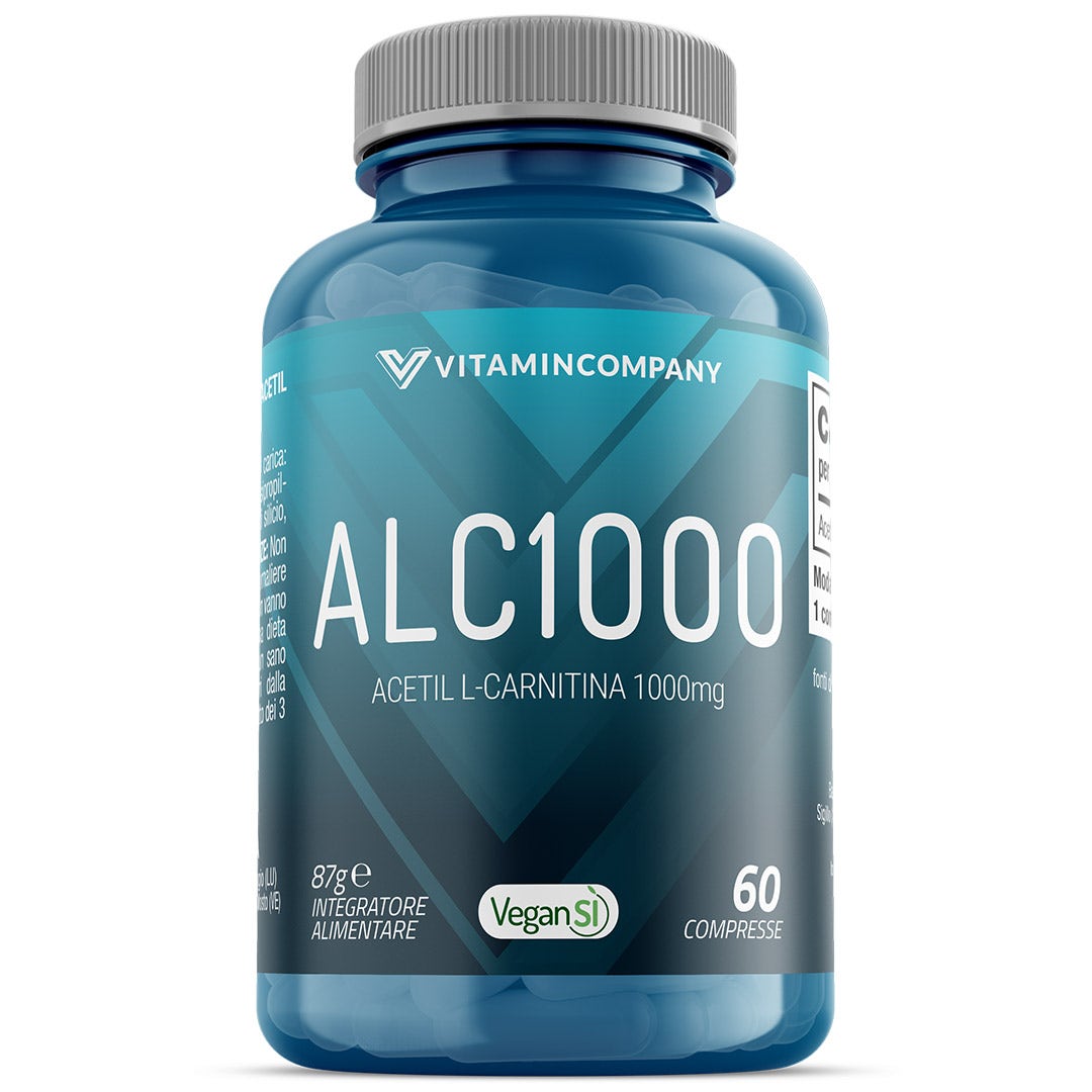 Vitamincompany New Acetil L-Carnitina 1000 60 Compresse Farmae - Para-farmacia Online di cosmesi, para-farmaci... Vitamincompany New Acetil L-Carnitina 1000 60 Compresse Farmae - Para-farmacia Online di cosmesi, para-farmaci...