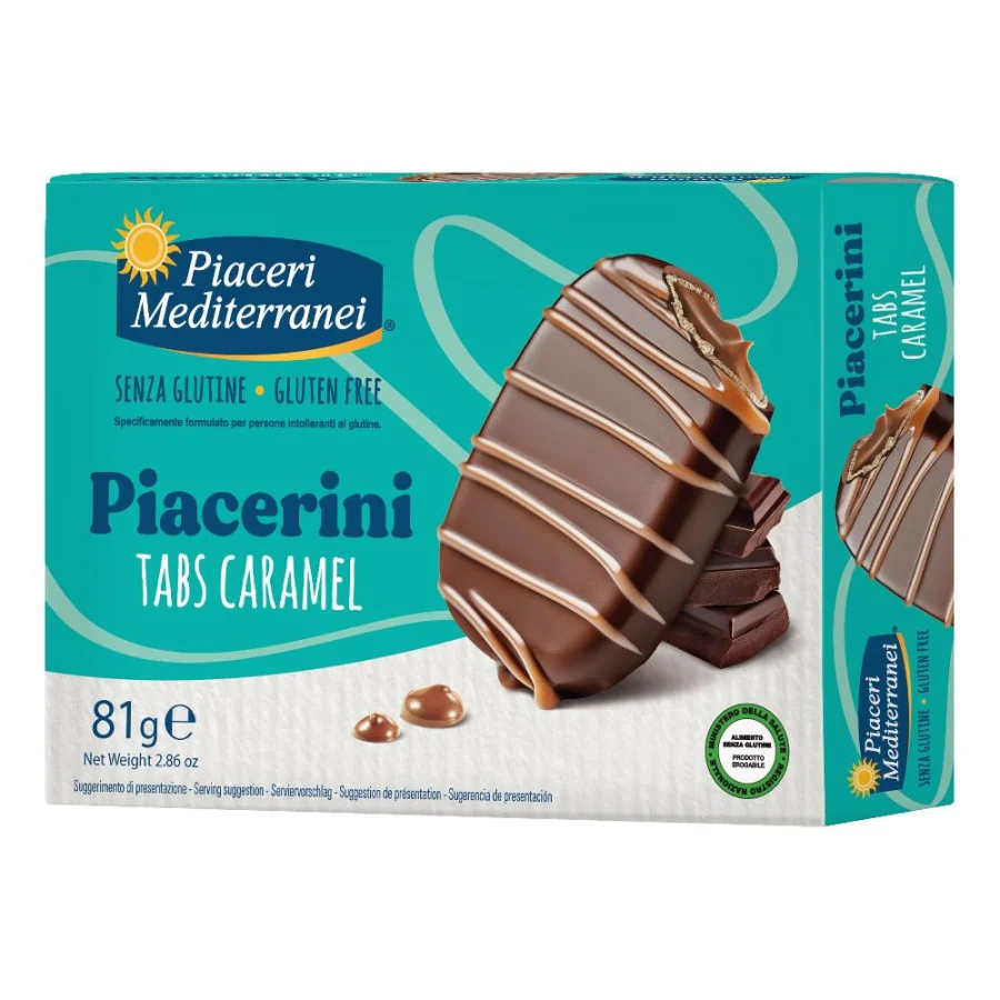 Piaceri Mediterranei Piacerini Tabs Caramel 81 g – Farmae - Para ...