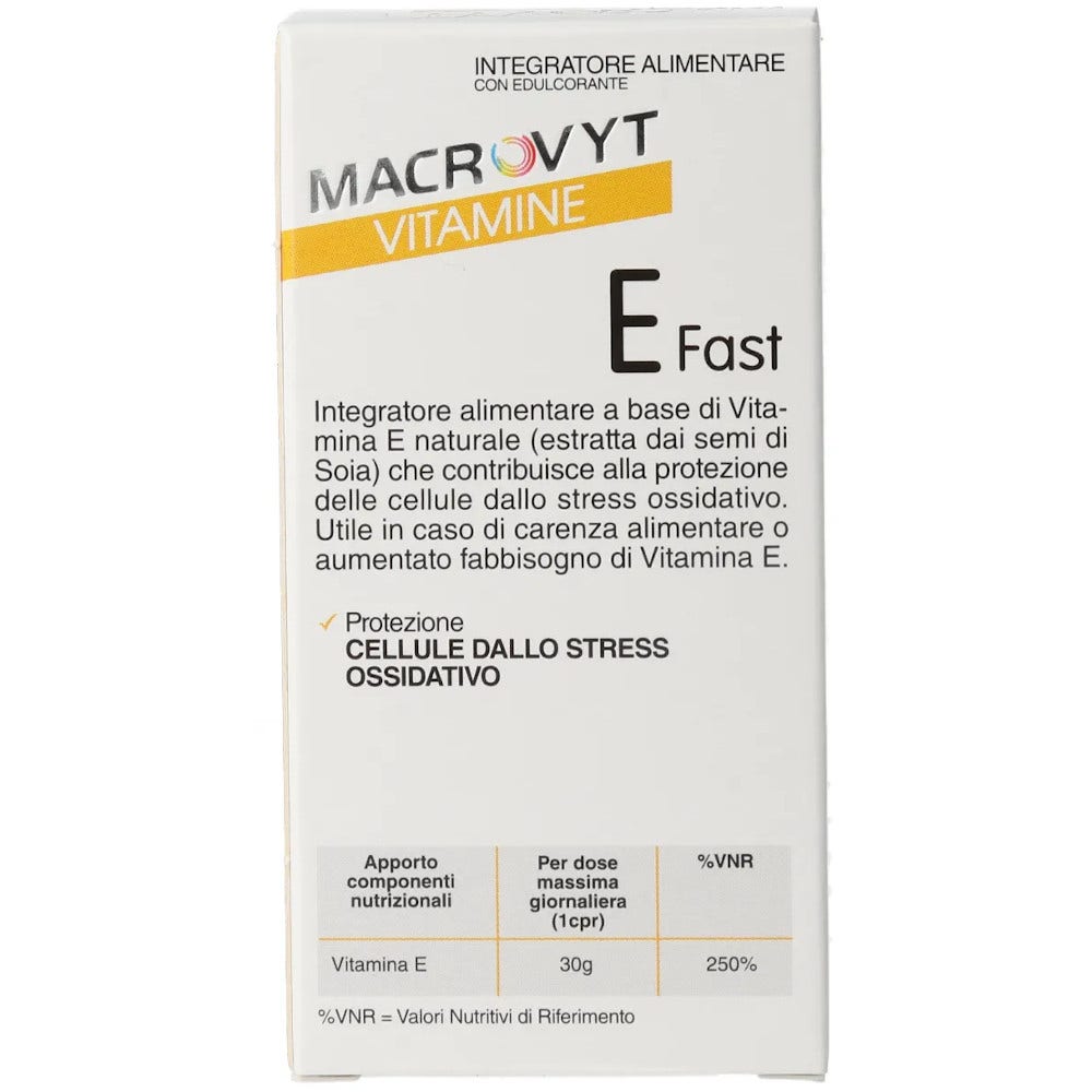 Macrovyt Vitamina E Fast 40 Compresse  - 3