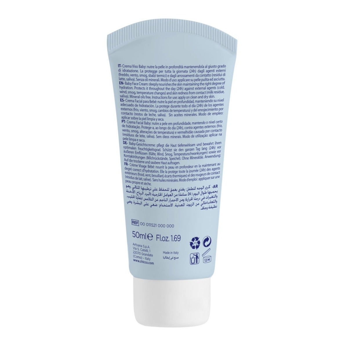 Chicco Natural Sensation Crema Viso 50ml 0Mesi+-2