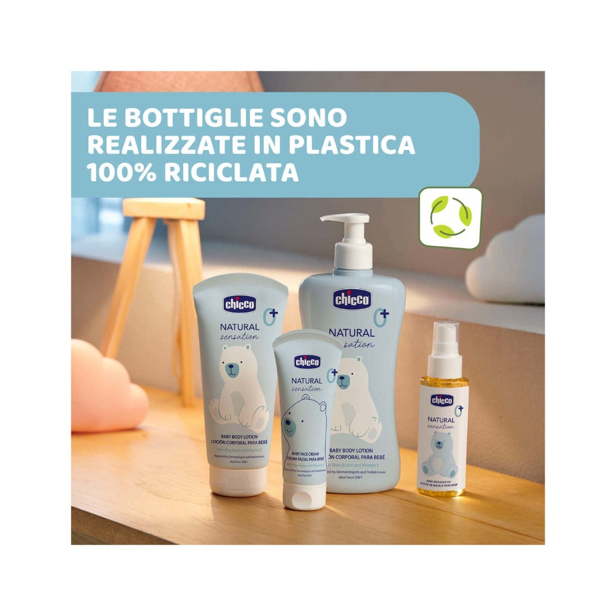Chicco Natural Sensation Baby Olio Massaggio 100ml 0Mesi+-6