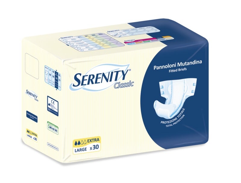 Serenity Classic Pannolone Mutandina Extra Tg L 30 Pezzi  - 2