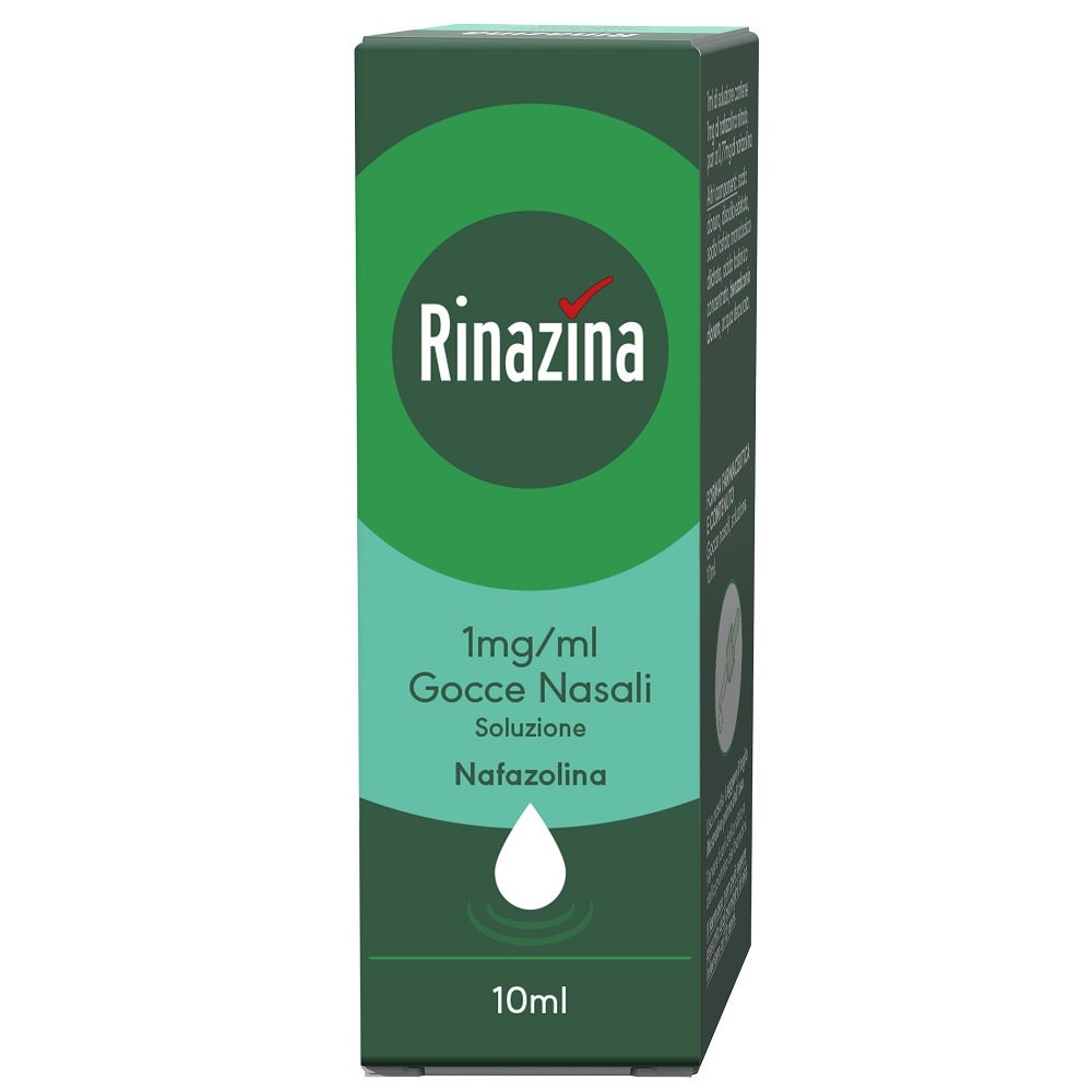 Rinazina Gocce Decongestionante Nafazolina Lavaggio Nasale Adulti Raffreddore Sinusite 10ml-3