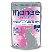 Monge Natural Superpremium Tonno Con Gamberetti Cibo Umido Per Gatti Adulti 80g-1