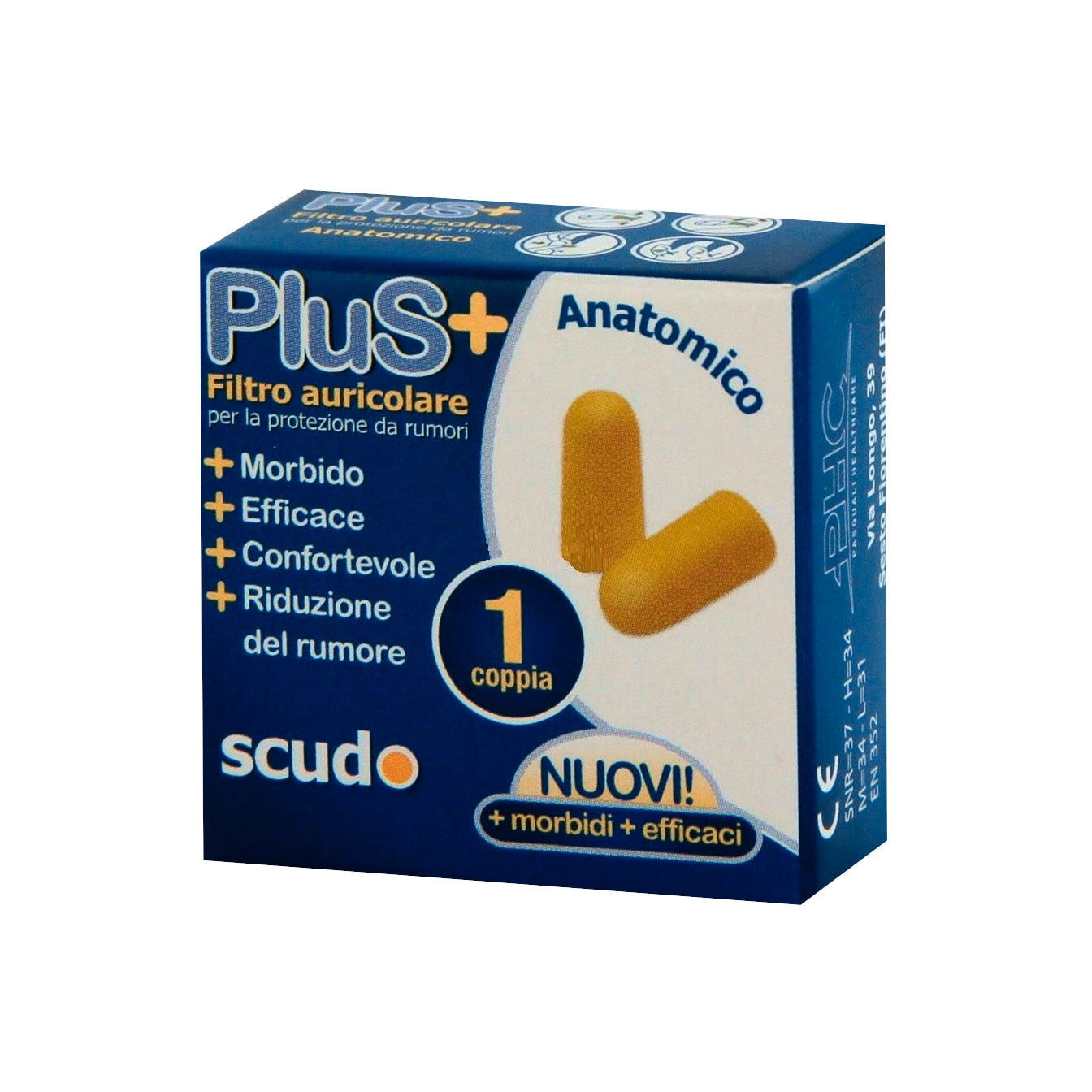 Earplug Scudo Plus 1 Coppia-1