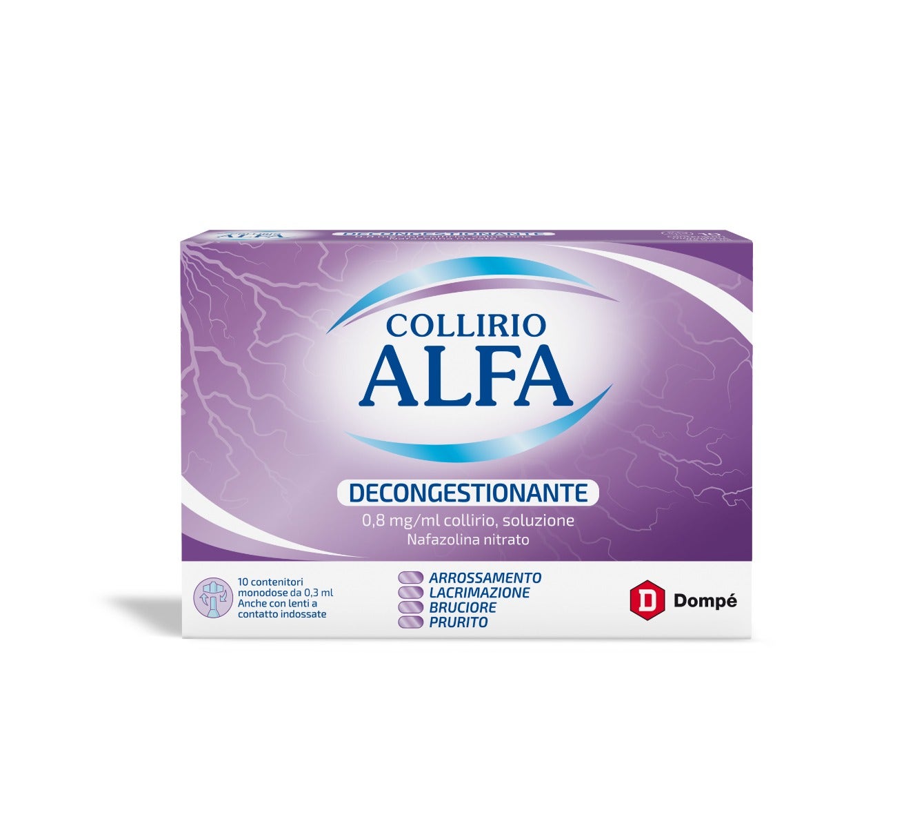 Collirio Alfa Decongestionante 0,8mg/ml 10x0,3ml-7