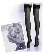 Antistress Calza Autoreggente 70 Nero Misura 5  - 1