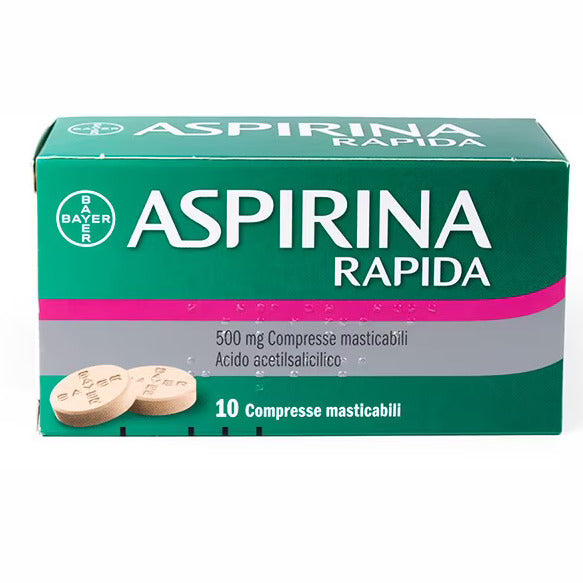 Aspirina Rapida 10 Compresse Masticabili 500mg