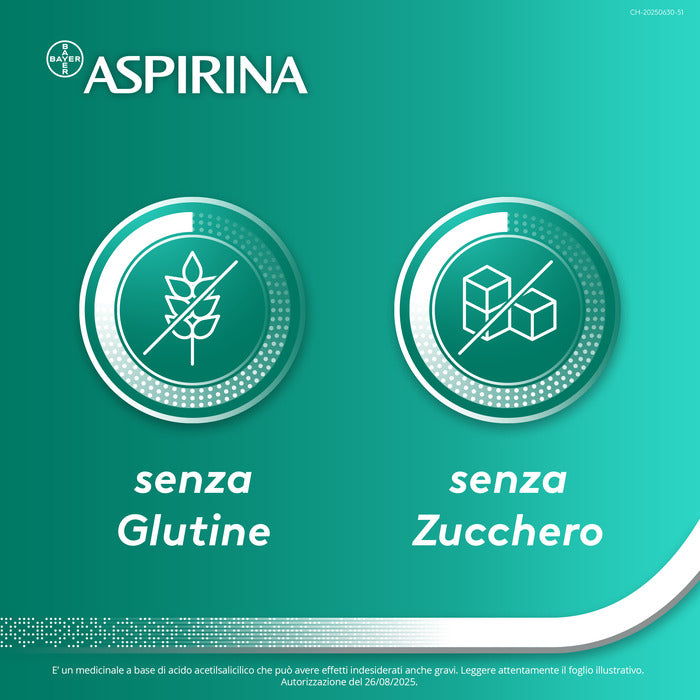 Aspirina in Granuli Senz'Acqua Antidolorifico e Antinfiammatorio contro Mal di Testa e Dolore 10 Bst