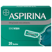 Aspirina in Granuli Senz'Acqua Antidolorifico e Antinfiammatorio contro Mal di Testa e Dolore 20 Bst