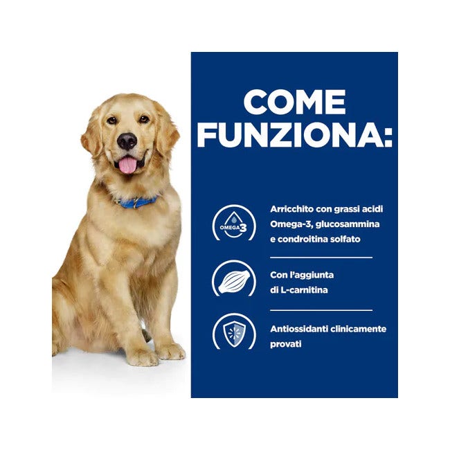 Hill's Prescription Diet J/D Mobility Crocchette Per Cani Adulti Sacco 1,5kg-4
