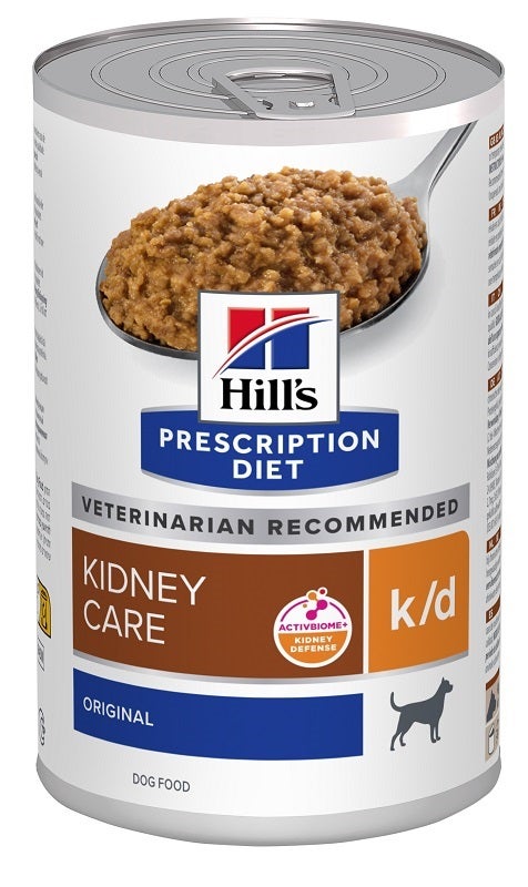 Hill's Prescription Diet K/D Kidney Care Cibo Umido Pollo Per Cani Lattina 370g-1