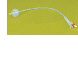 Catetere Uretrale Foley in Puro Silicone Ch22 Due Vie. Punta in Nelaton, Capacita' del Palloncino 10ml. Superficie Liscia