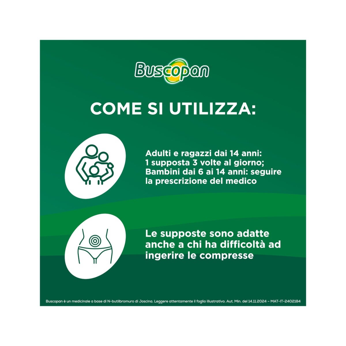 Buscopan Per Mal di Pancia Crampi Dolori Addominali 6 Supposte-8