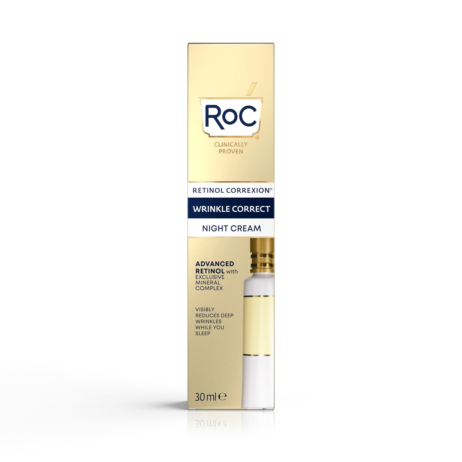 Roc Retinol Correxion Wrinkle Correct Crema Viso Notte Intensiva 30ml  - 6