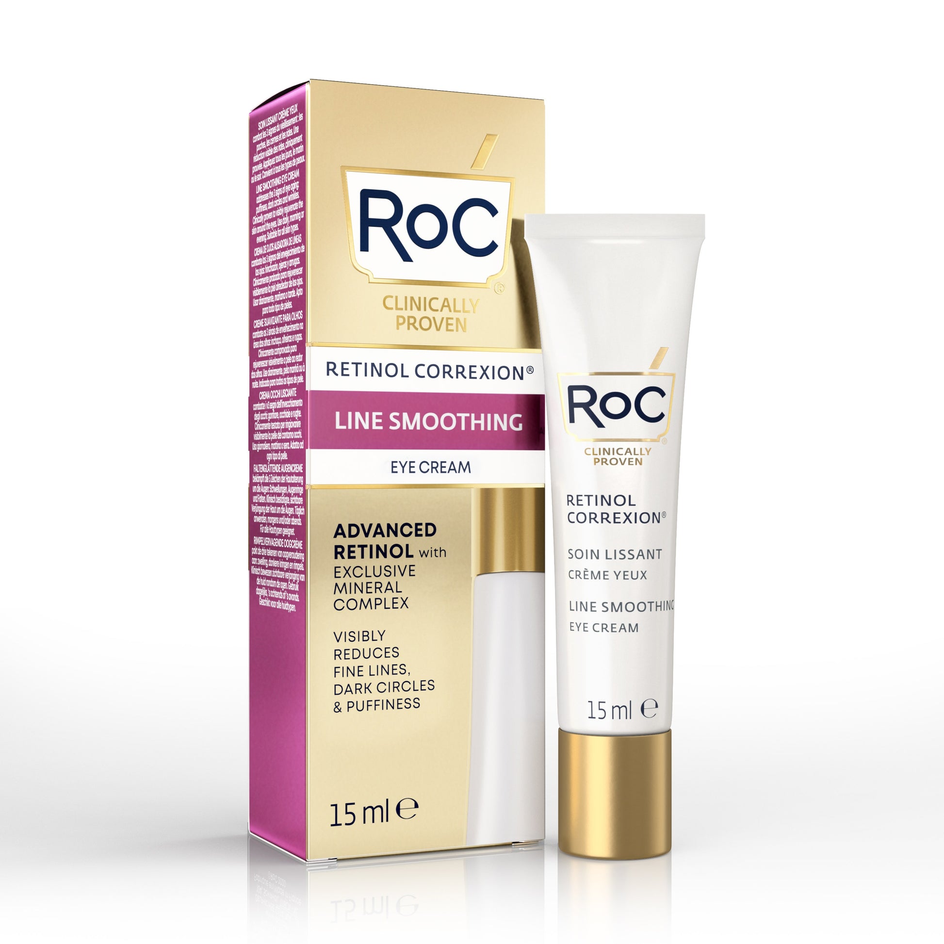 Roc Retinol Correxion Line Smoothing Crema Occhi 15ml  - 5