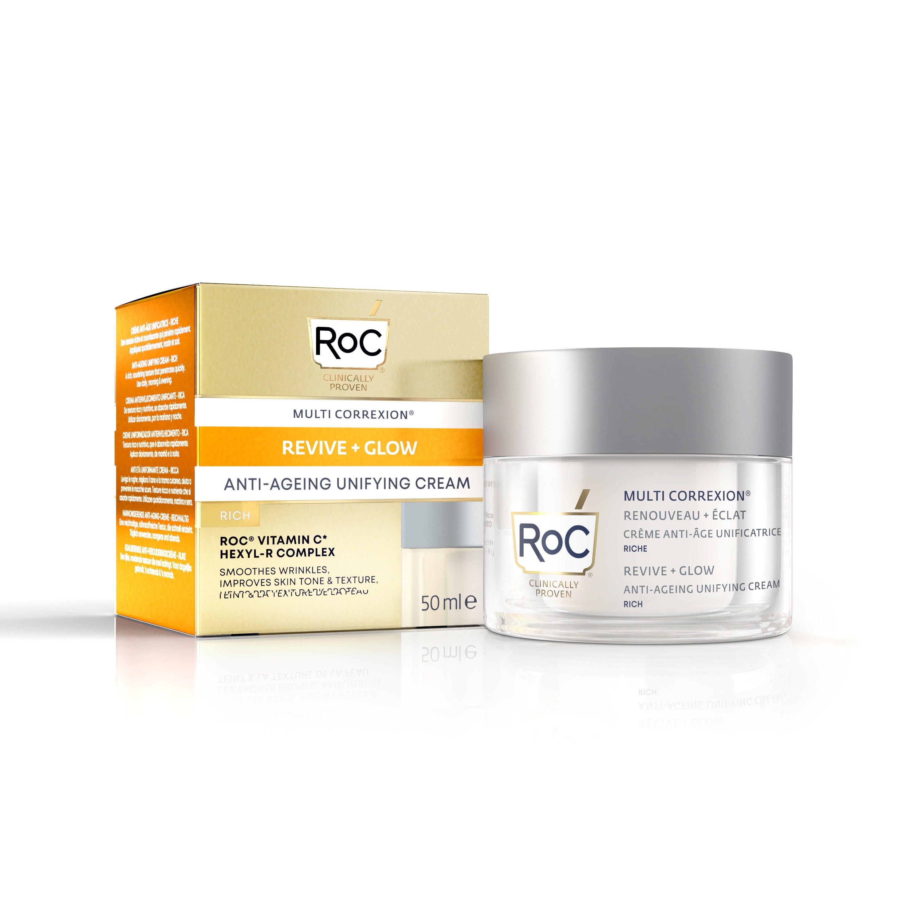 Roc Multi Correxion Revive+Glow Crema Viso Uniformante 50ml  - 4