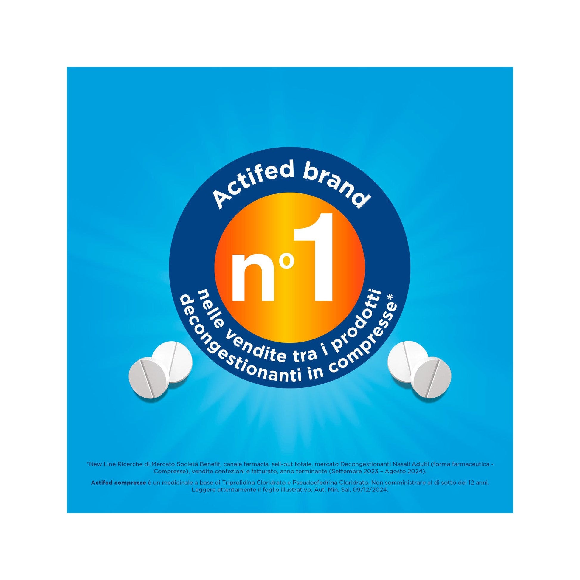Actifed 2,5 mg 12 Compresse Congestione Nasale e Raffreddore-3