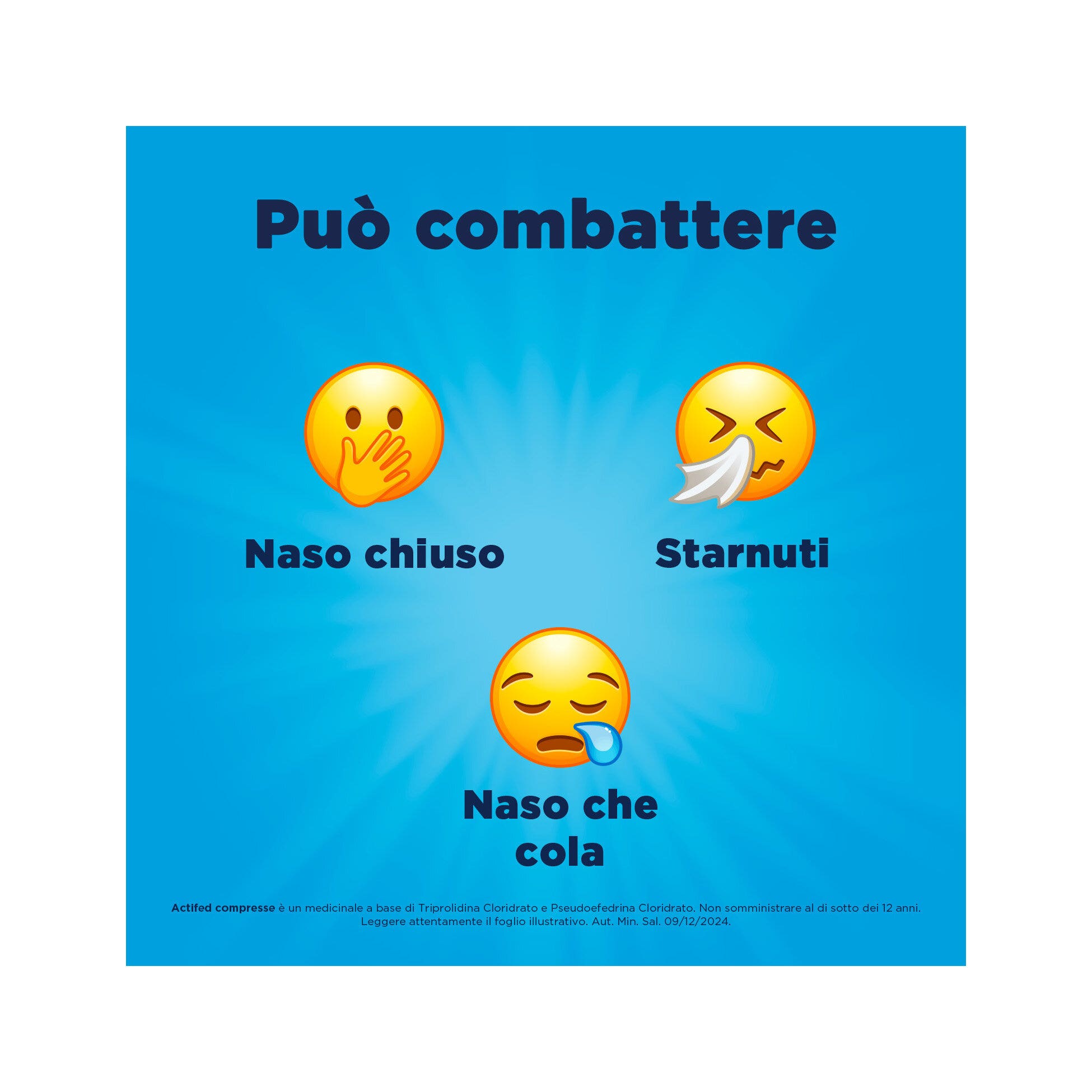 Actifed 2,5 mg 12 Compresse Congestione Nasale e Raffreddore-5