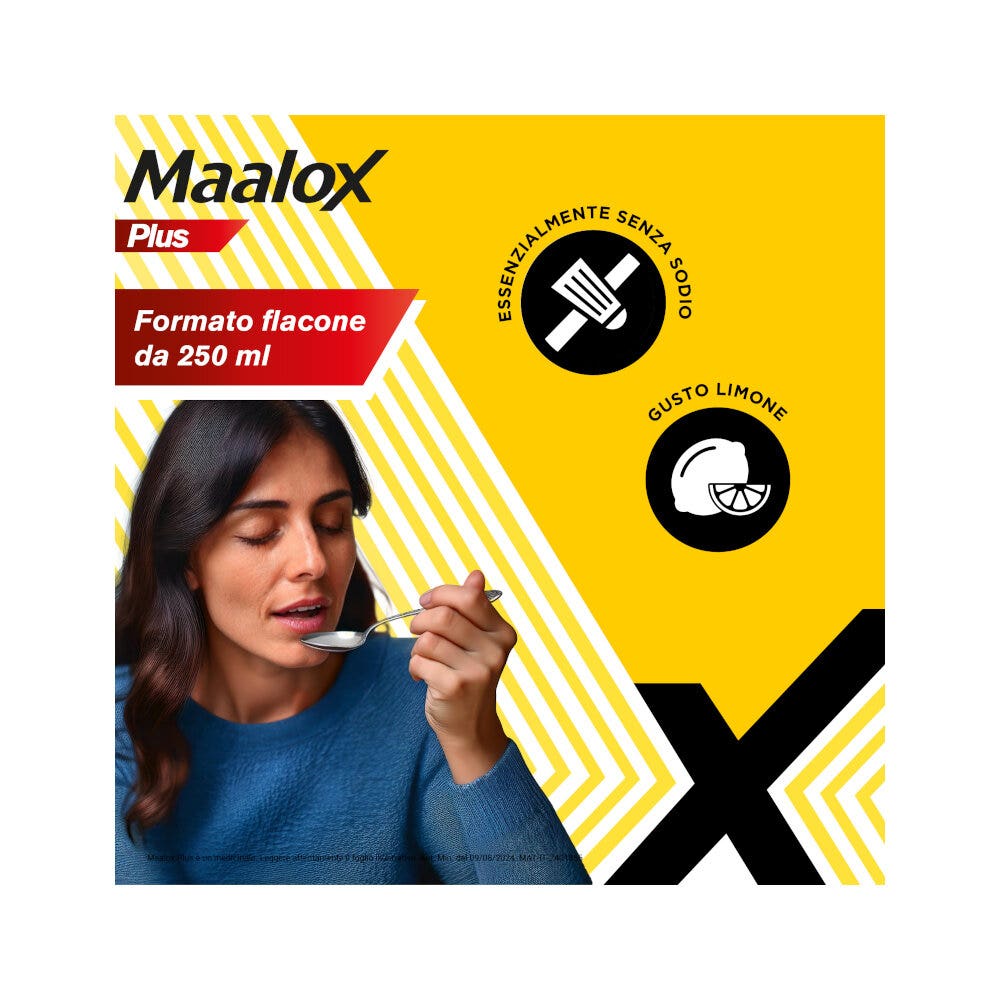 Maalox Plus Sospensione Orale Contro Bruciore e Acidità di Stomaco 250 ml-5