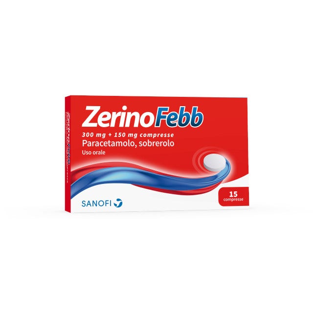 Zerinofebb Adulti 15 Compresse 300+150mg  - 1