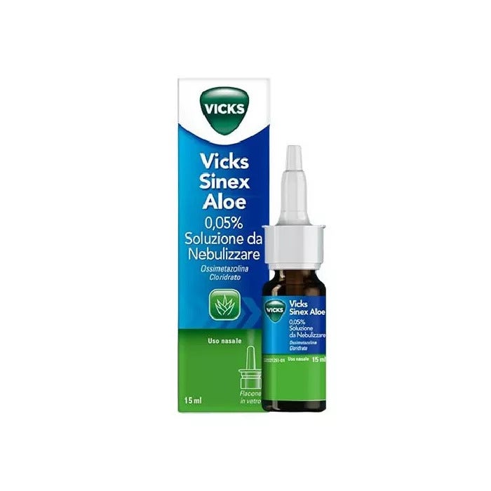 Vicks Sinex Spray Nasale Per Naso Chiuso Con Aloe Vera 15ml-5