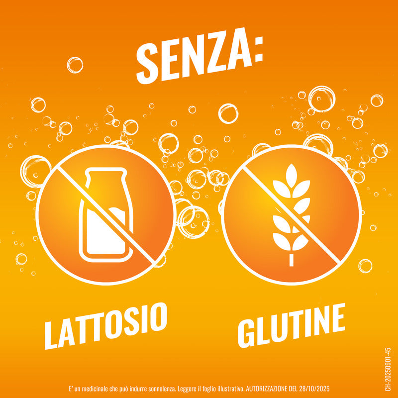 Geffer Granulato Effervescente Antiacido contro Bruciore di Stomaco Nausea e Gonfiore 24 Bustine