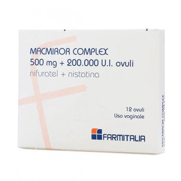 Macmiror Complex 12 Ovuli Vaginali 500mg / 200.000 U.I.-1
