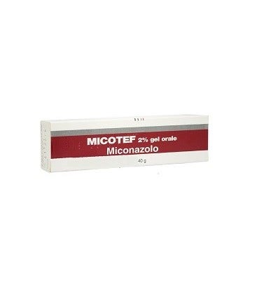 Micotef 2% Gel Orale 1 Tubo da 40 g-0
