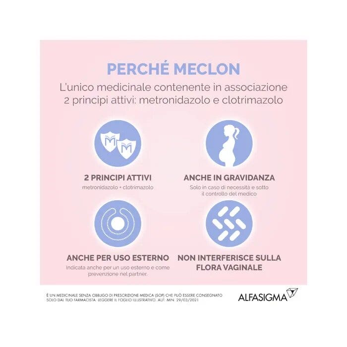 Meclon Crema Vaginale 30g 20 %+ 4 % + 6 Applicatori-12