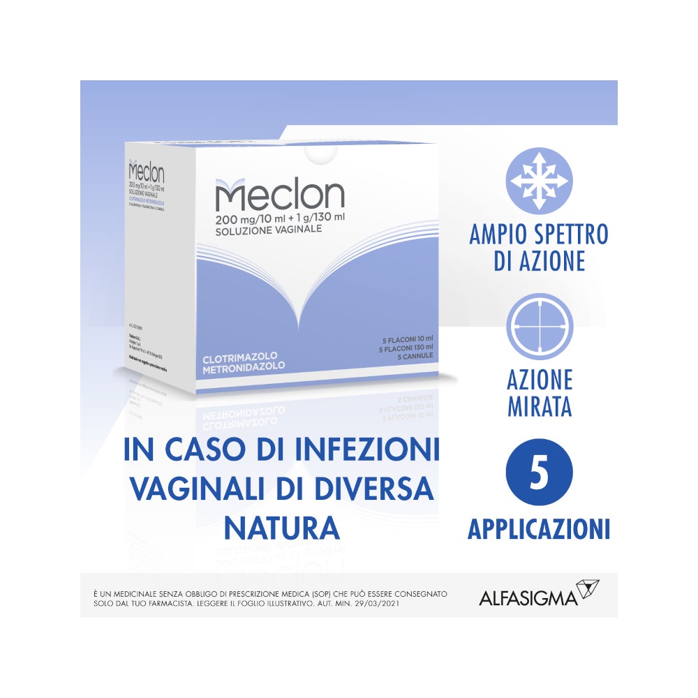 Meclon Soluzione Vaginale 5 Flaconi 130ml-6