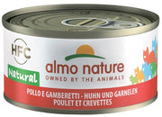 Almo Nature HFC Natural Cibo Umido Pollo E Gamberetti Per Gatti Adulti Lattina 70g-1