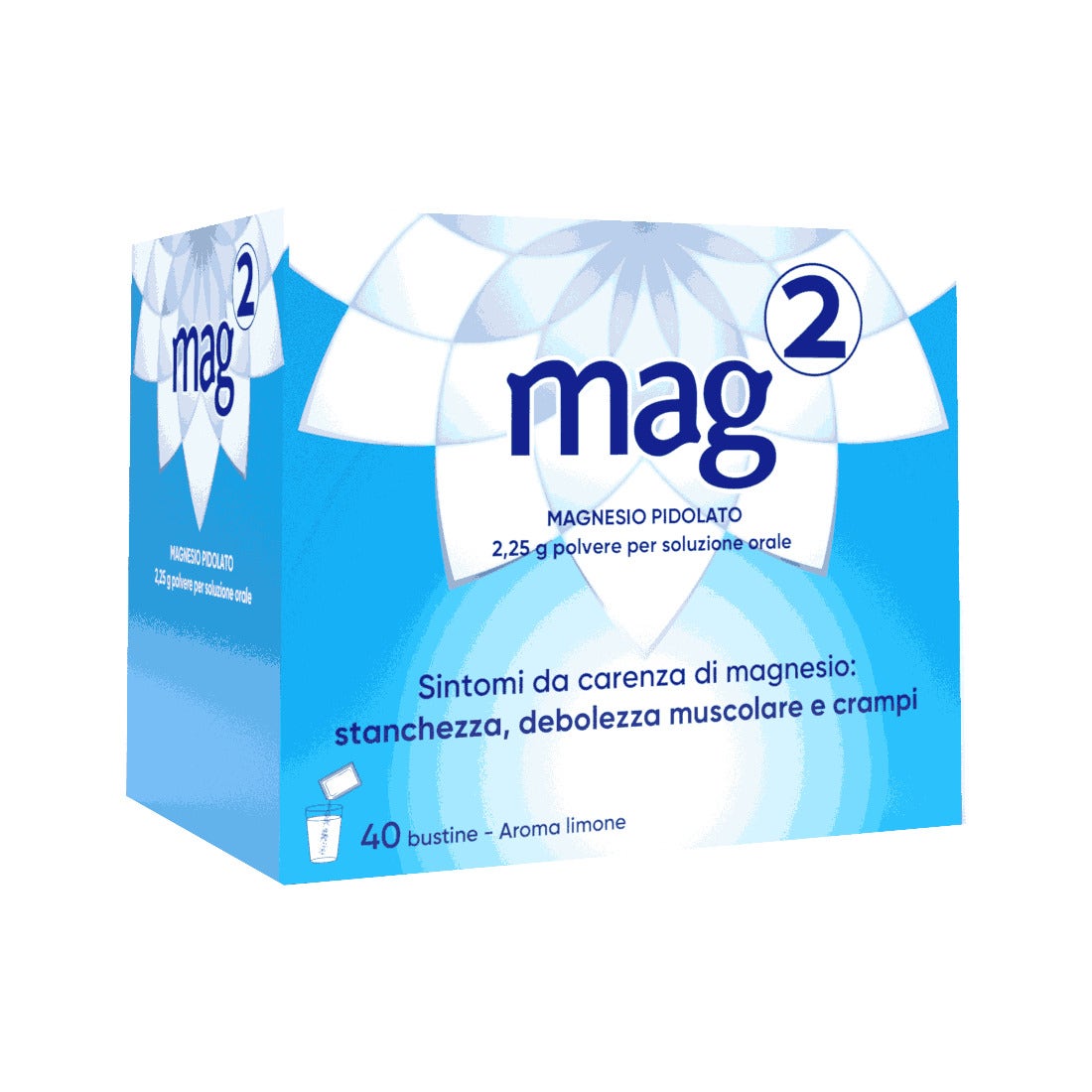 Mag2 Magnesio Pidolato per Stanchezza e Debolezza Muscolare 40 Bustine-9