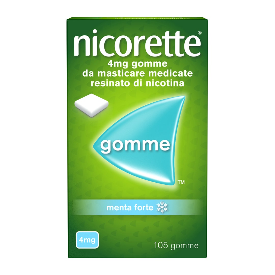 Nicorette 105 Gomme Masticabili 4mg Menta-1