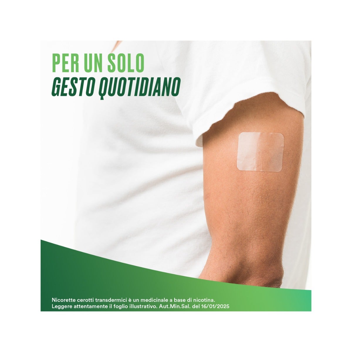 Nicorette 7 Cerotti Transdermici 15 mg Smettere di Fumare-3