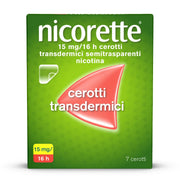 Nicorette 7 Cerotti Transdermici 15 mg Smettere di Fumare-2