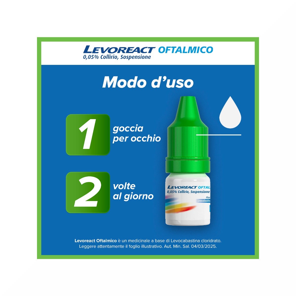 Levoreact Collirio Antistaminico per Occhi che Lacrimano e Congiuntivite Allergica-9