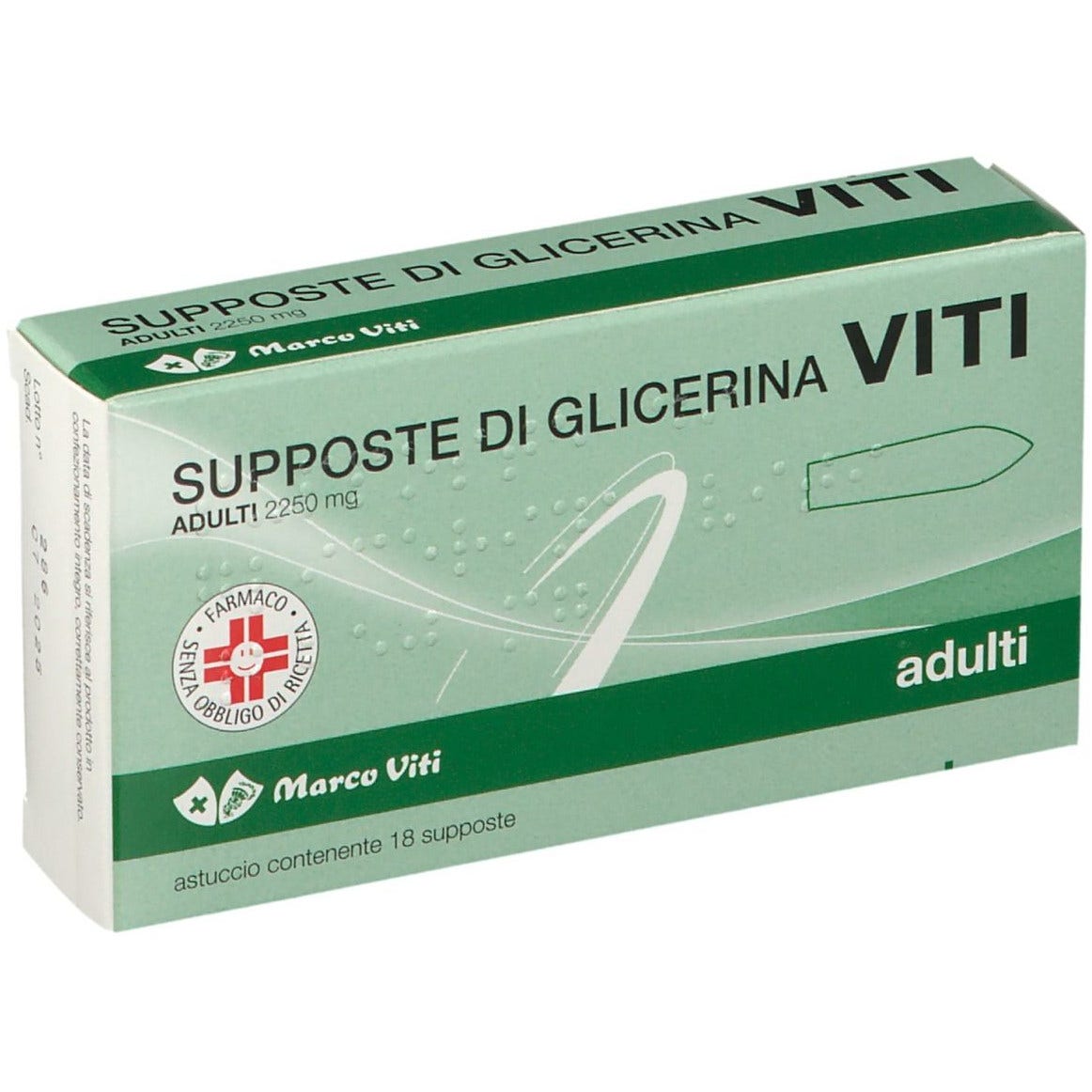 Marco Viti Supposte Glicerina Adulti 18 Supposte 2.250mg-1