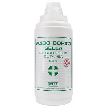 Acido Borico Sella Soluzione 500ml 3%-1
