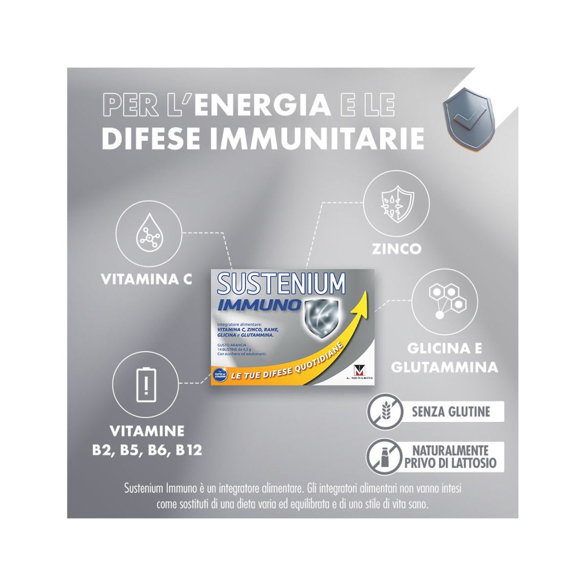 Sustenium Immuno Energy 14 Bustine-24