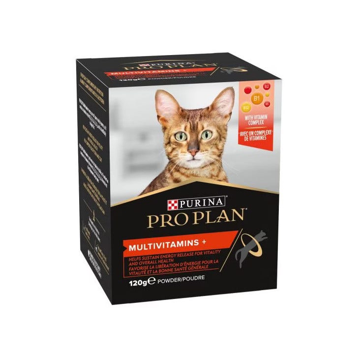 Purina Pro Plan Cat Supplement Multivitamin+ Alimento Complementare Per Gatti 120g-1