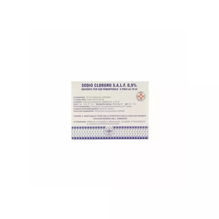 Sodio Cloruro Salf 0,9 % Flacone 5 Fiale 10 ml-1