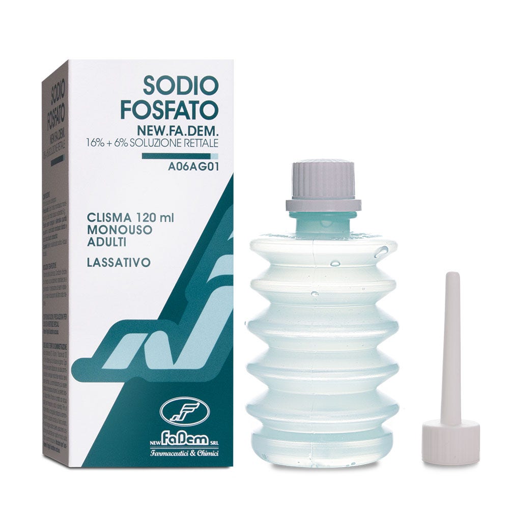 Sodio Fosfato New.Fa.Dem Clisma 120ml-1