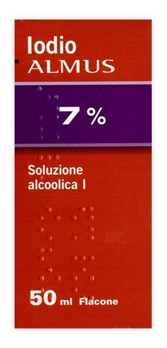 Iodio Almus 7%/5% Soluzione Cutanea Alcoolica 1 Flacone 25 ml-0