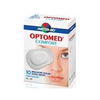 Master Aid Optomed Comfort Garza Oculare Medicata 10 Pezzi  - 2