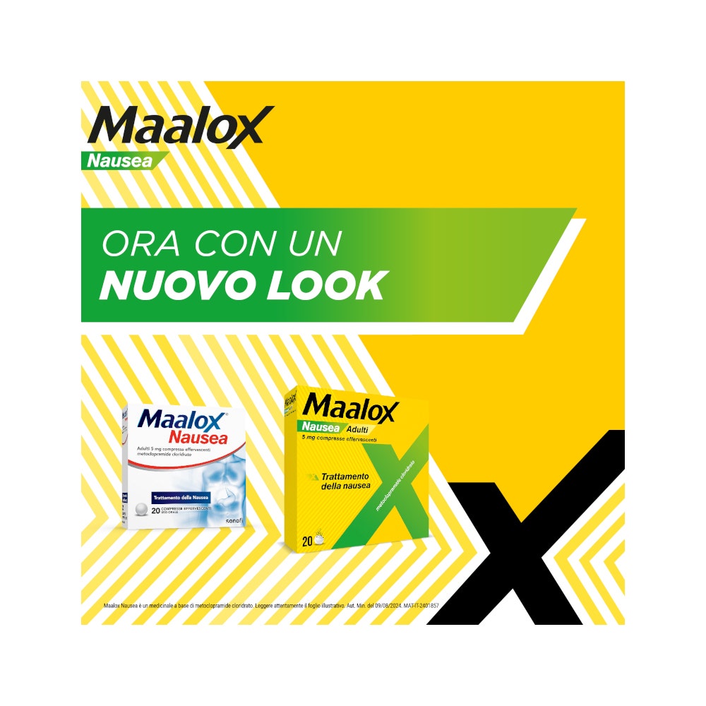Maalox Nausea Trattamento della Nausea 20 cpr Effervescenti-23
