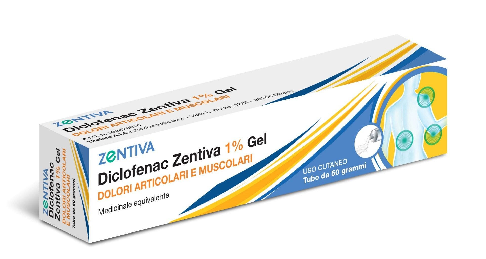 Diclofenac Zentiva Gel 50g 1%-2
