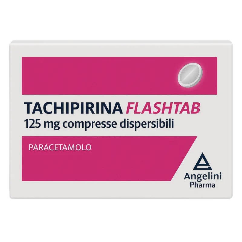 Tachipirina Flashtab Bambini 12 Compresse Dispersibili 125mg-1