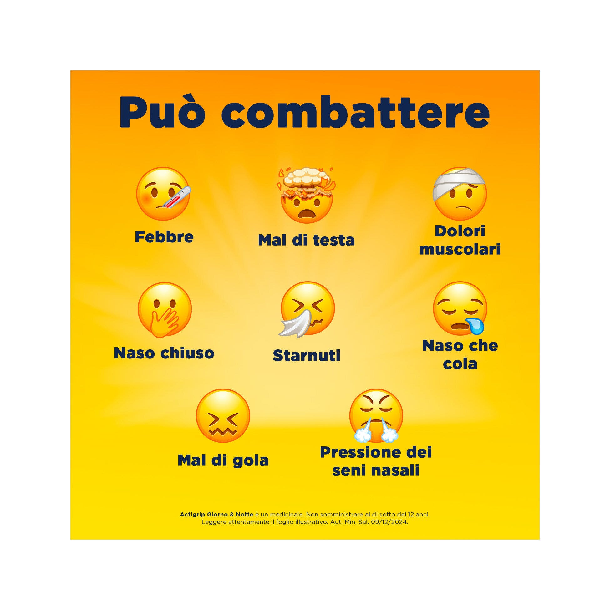 Actigrip Giorno e Notte Compresse per Raffreddore Febbre e Influenza-3